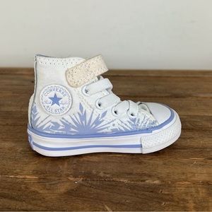 Converse x Disney Frozen queen Elsa high top all star chuck Taylor baby size 3
